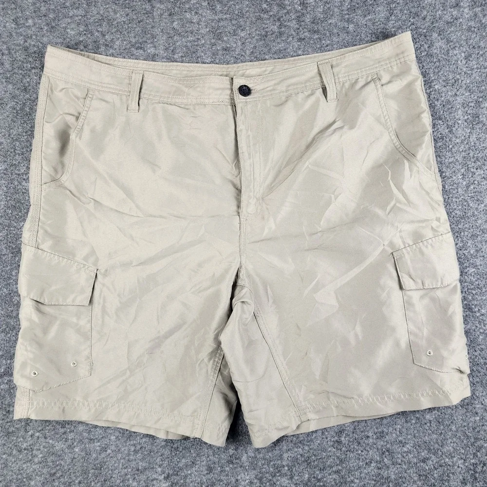Magellan Outdoors Cargo‎ Shorts Mens 40 Tan 2 Piece Lot Water Repellent Hiking